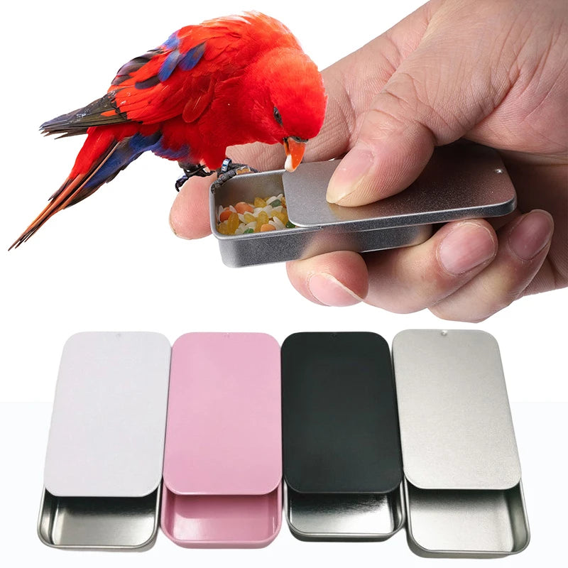 Parrot Hand-held Feeder Mini Feeding Box